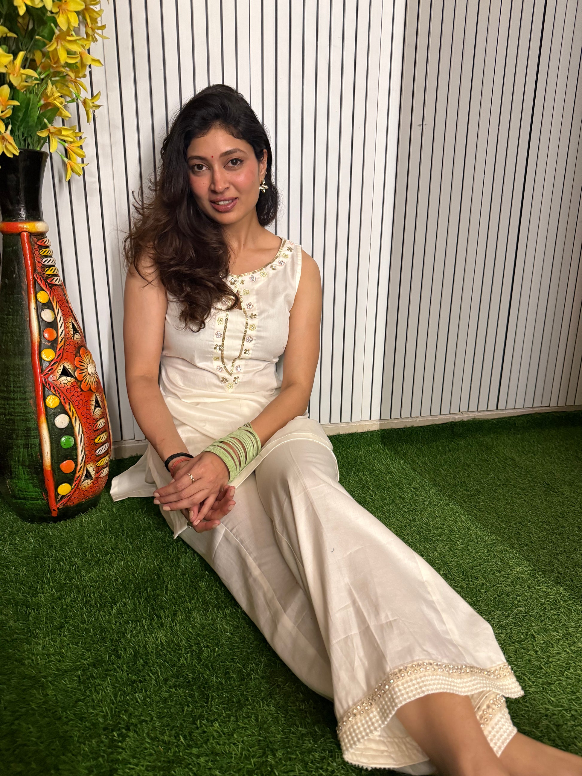 💎Heera 💎Sleeveless Cord Set, Stylish Girly Cord for Women, Classy Summer Outfit, Rakhi outfit for girls