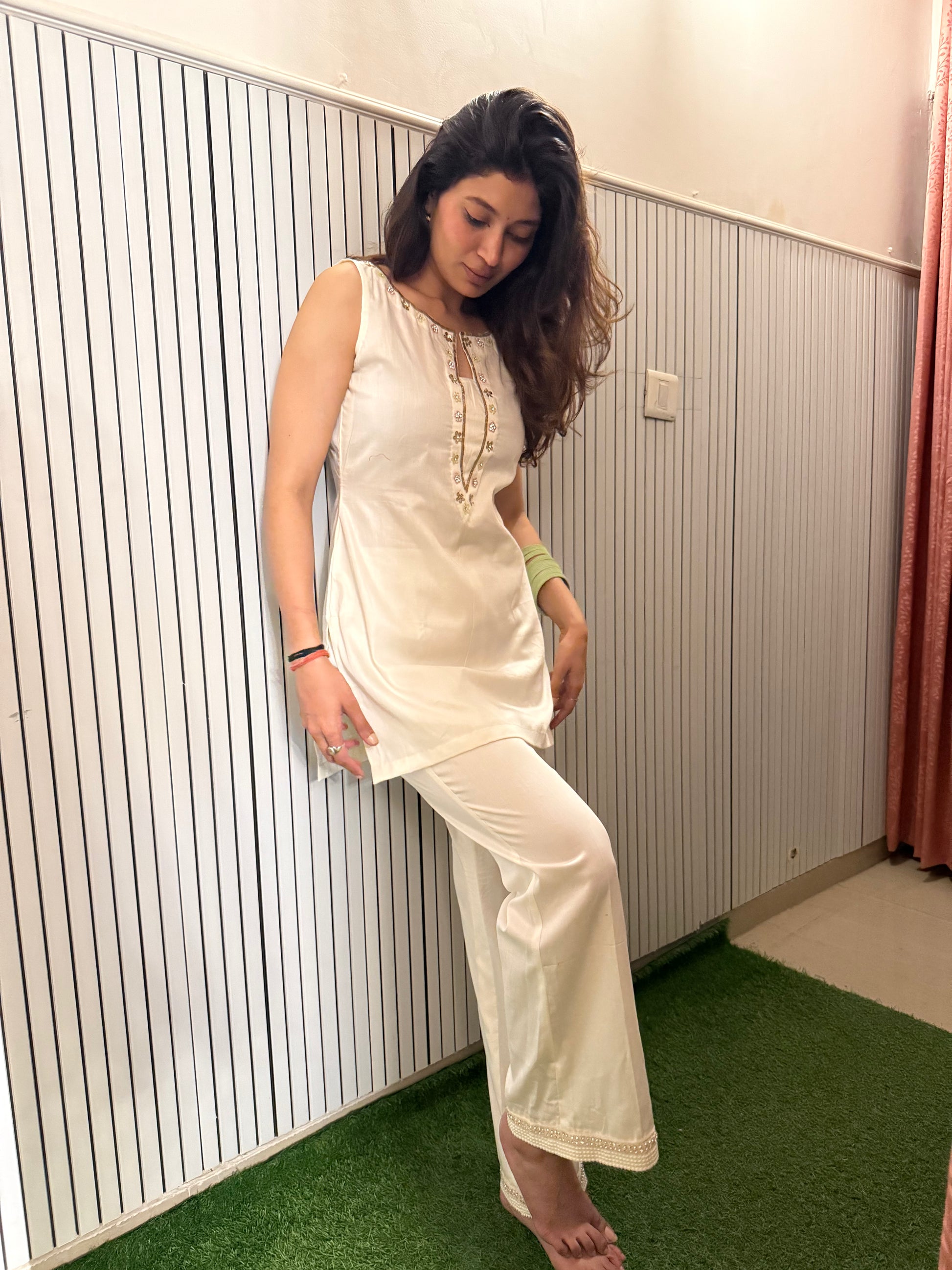 💎Heera 💎 Pants CORD SET. Embroidered Cotton Pants for Women | Festive & Comfortable Bottomwear for Rakhi & Daily Wear