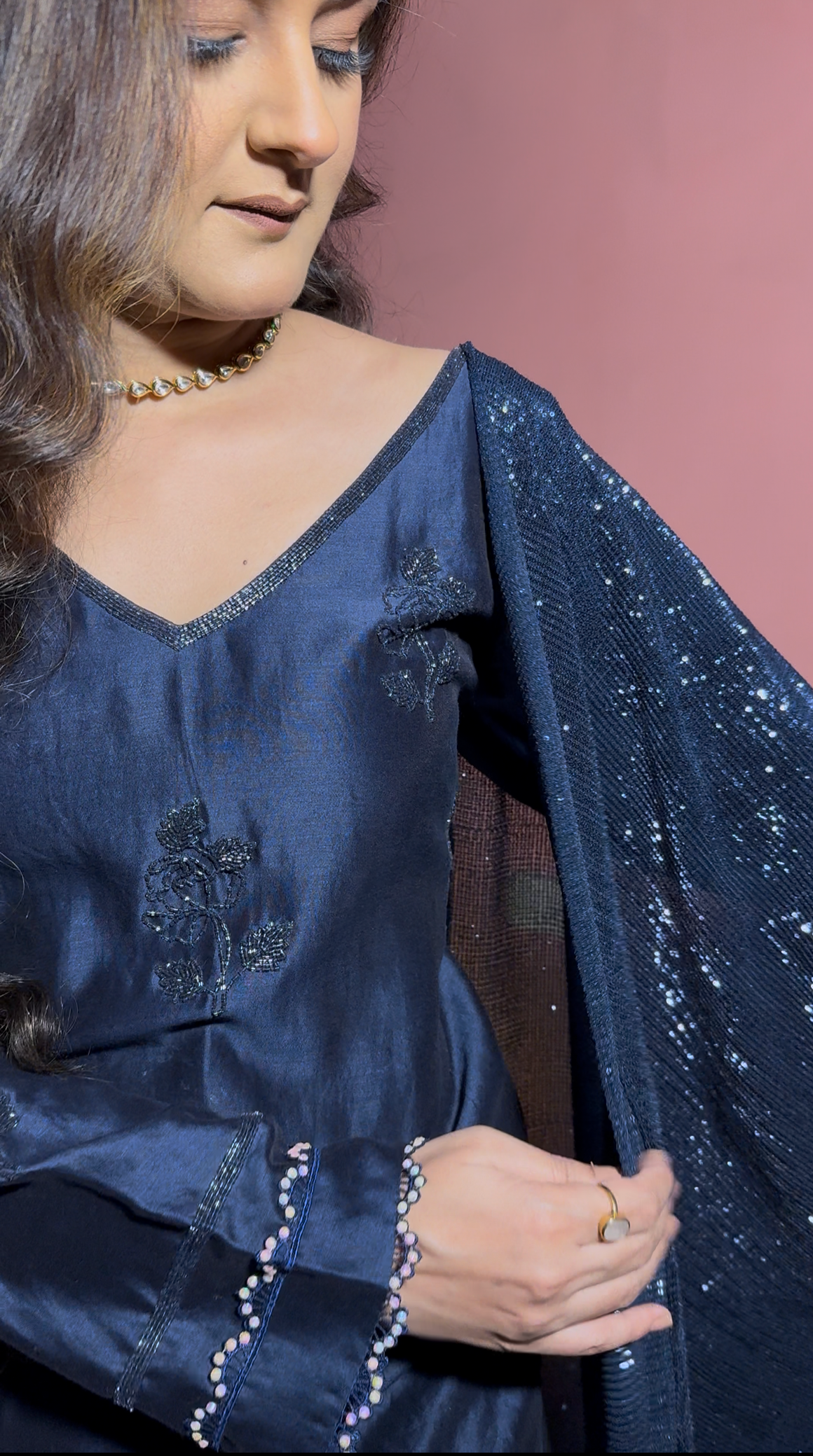 🌹 Neelam 🌹Designer Indian Sharara suit for cocktail, Engagement, sangeet functions