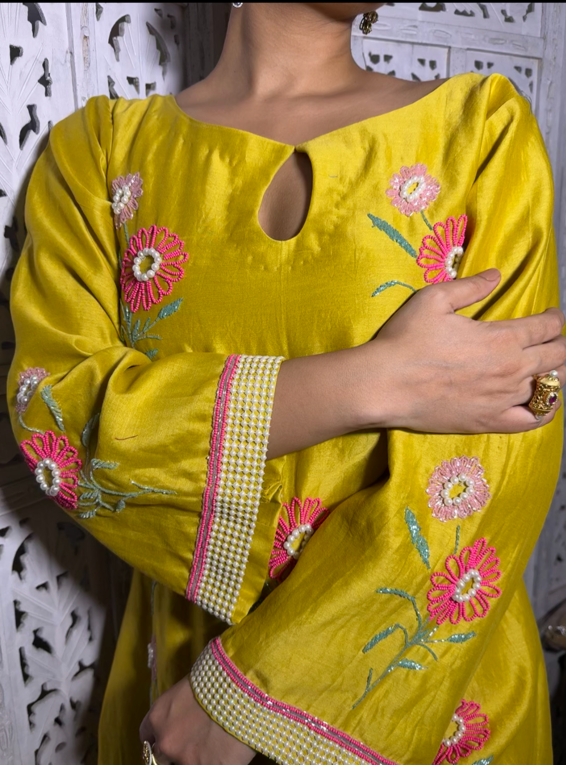 🌻Surangana 🌻2 Piece Unique cord set in silk