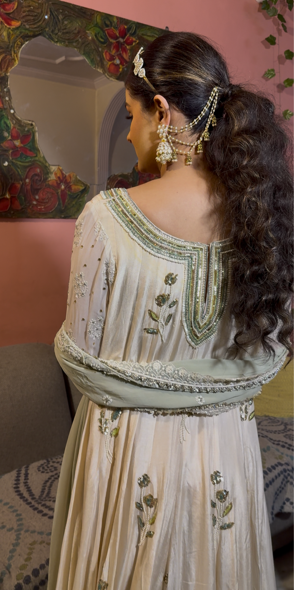🌻Riwaayat 🌻Semi bridal Anarkali, Royal and Elegant for weddings and Roka ceremonies